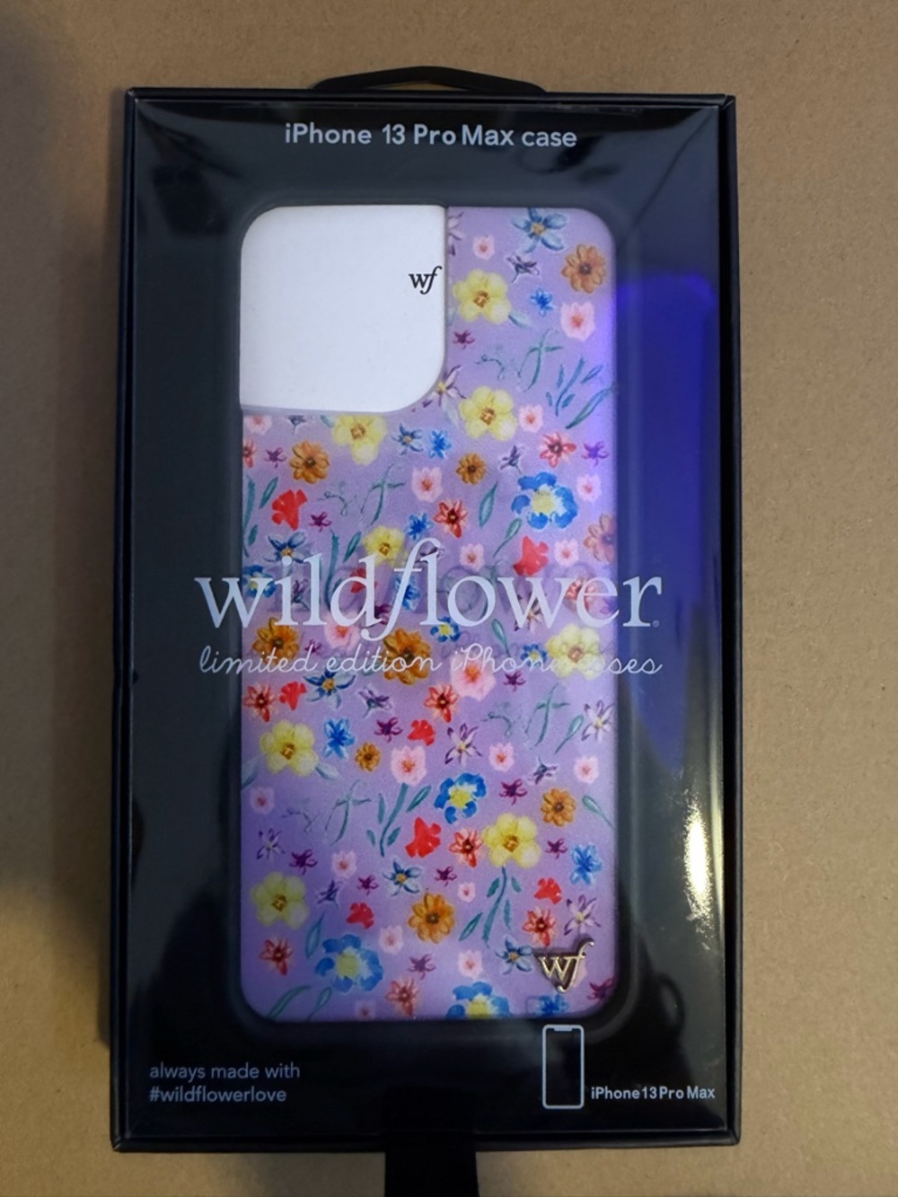 Wildflowers Lavender Floral iPhone 13 Pro Max Case